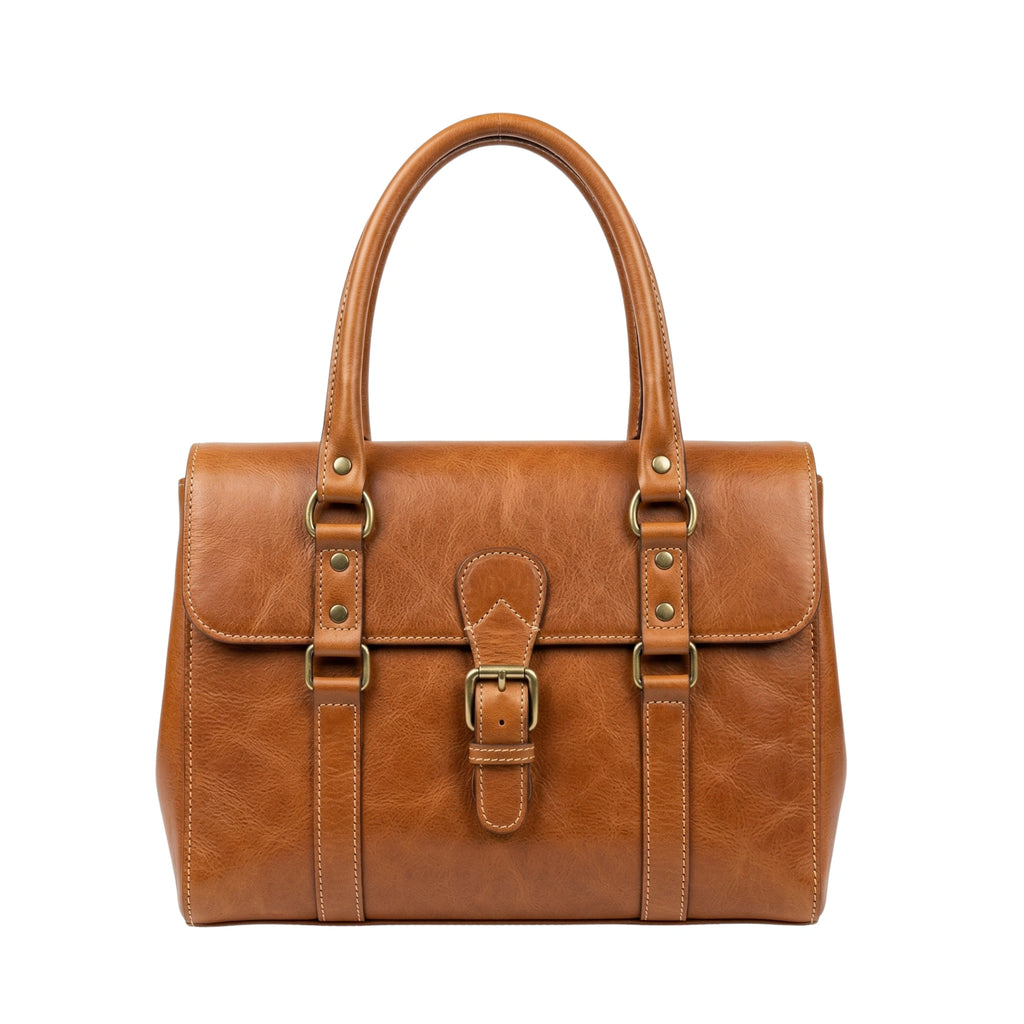 Cutbytwo Leather Top Handle Satchel Handbag