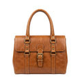 Cutbytwo Leather Top Handle Satchel Handbag