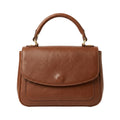 Cutbytwo Leather Flap Top Handle Bag for Women