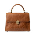 Cutbytwo Leather Structured Top Handle Handbag