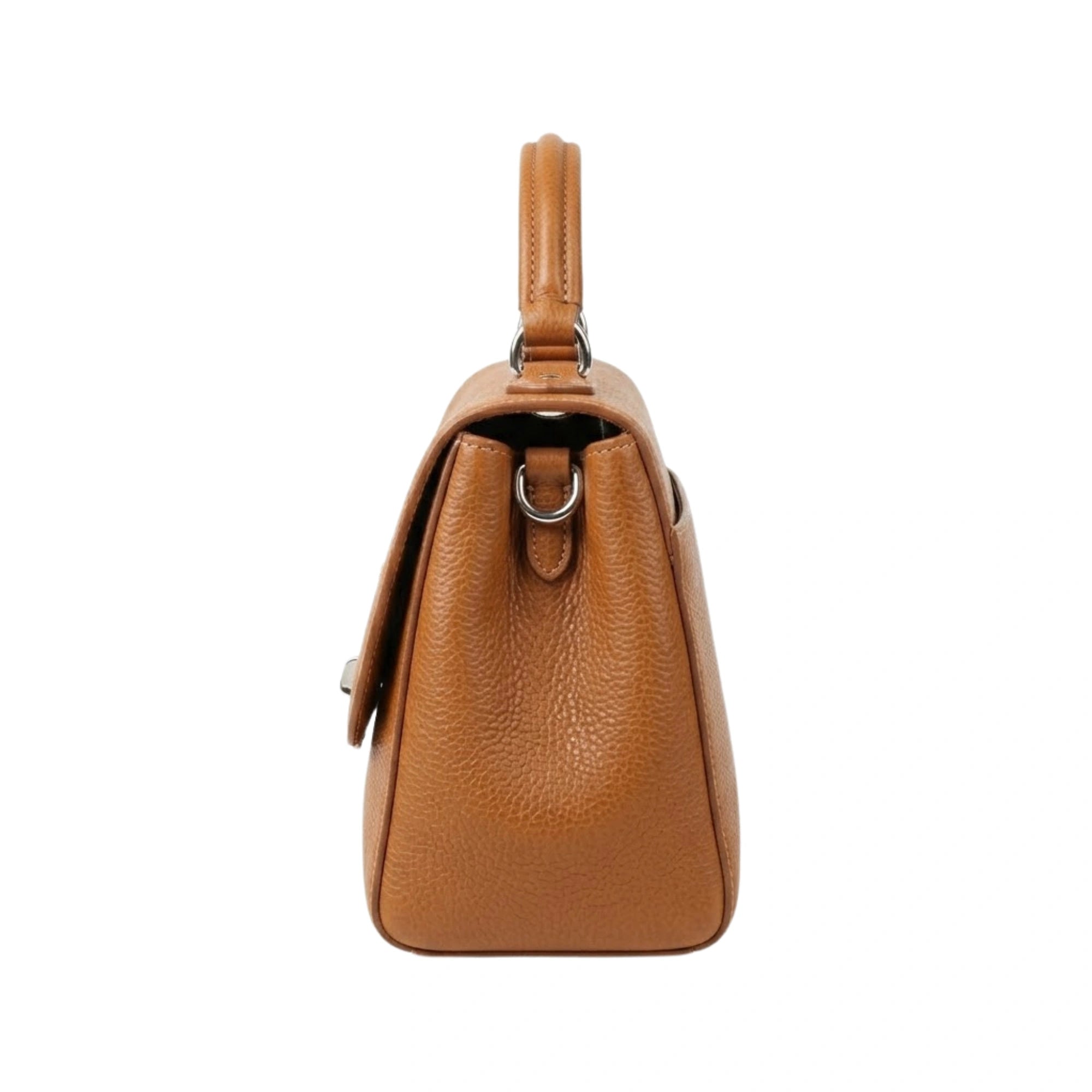 Cutbytwo Leather Pebbled Top Handle Handbag