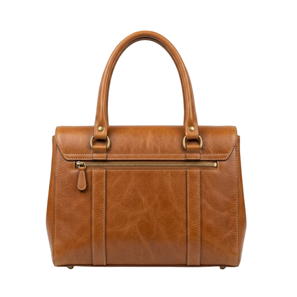 Cutbytwo Leather Top Handle Satchel Handbag