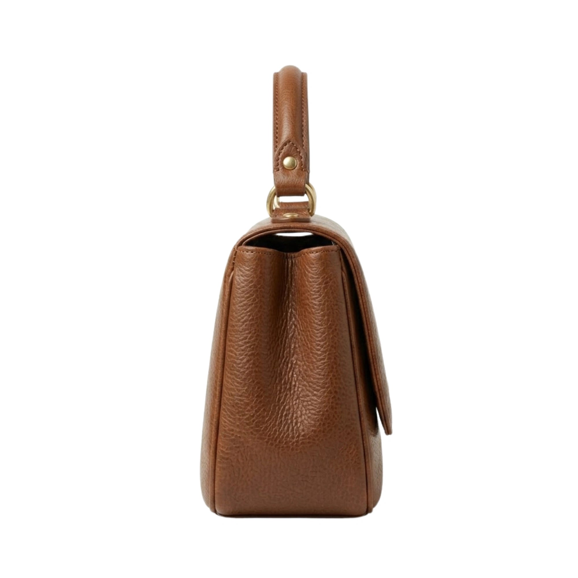 Cutbytwo Leather Flap Top Handle Bag for Women