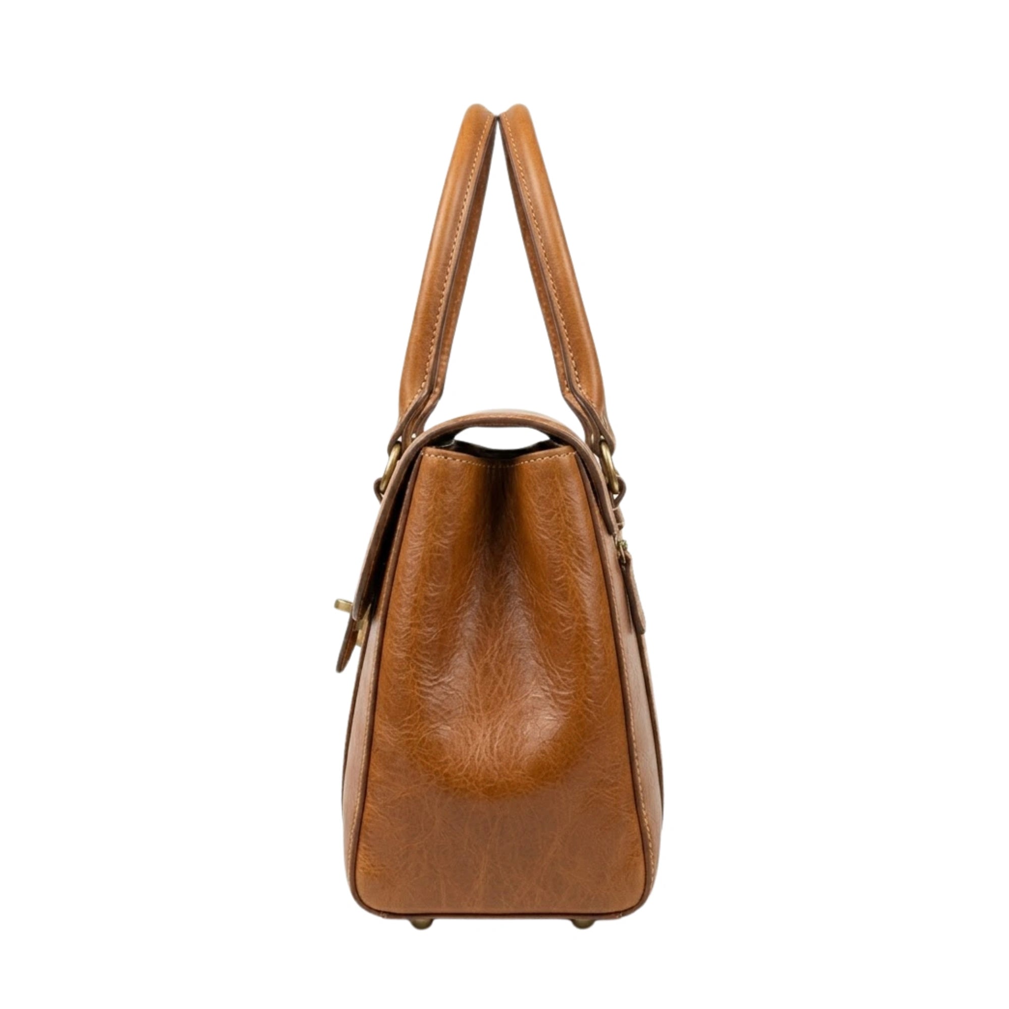 Cutbytwo Leather Top Handle Satchel Handbag