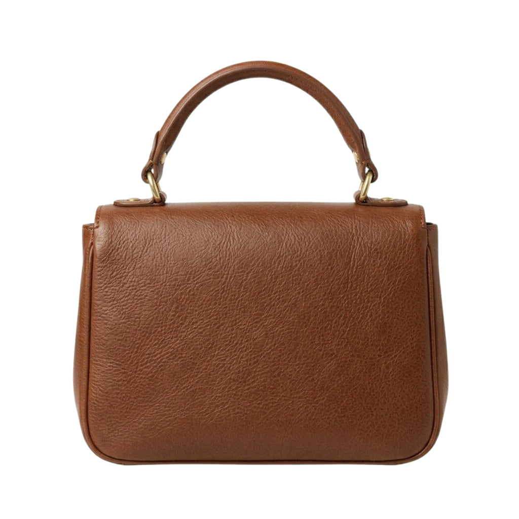 Cutbytwo Leather Flap Top Handle Bag for Women