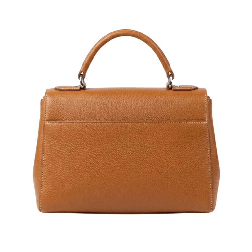 Cutbytwo Leather Pebbled Top Handle Handbag