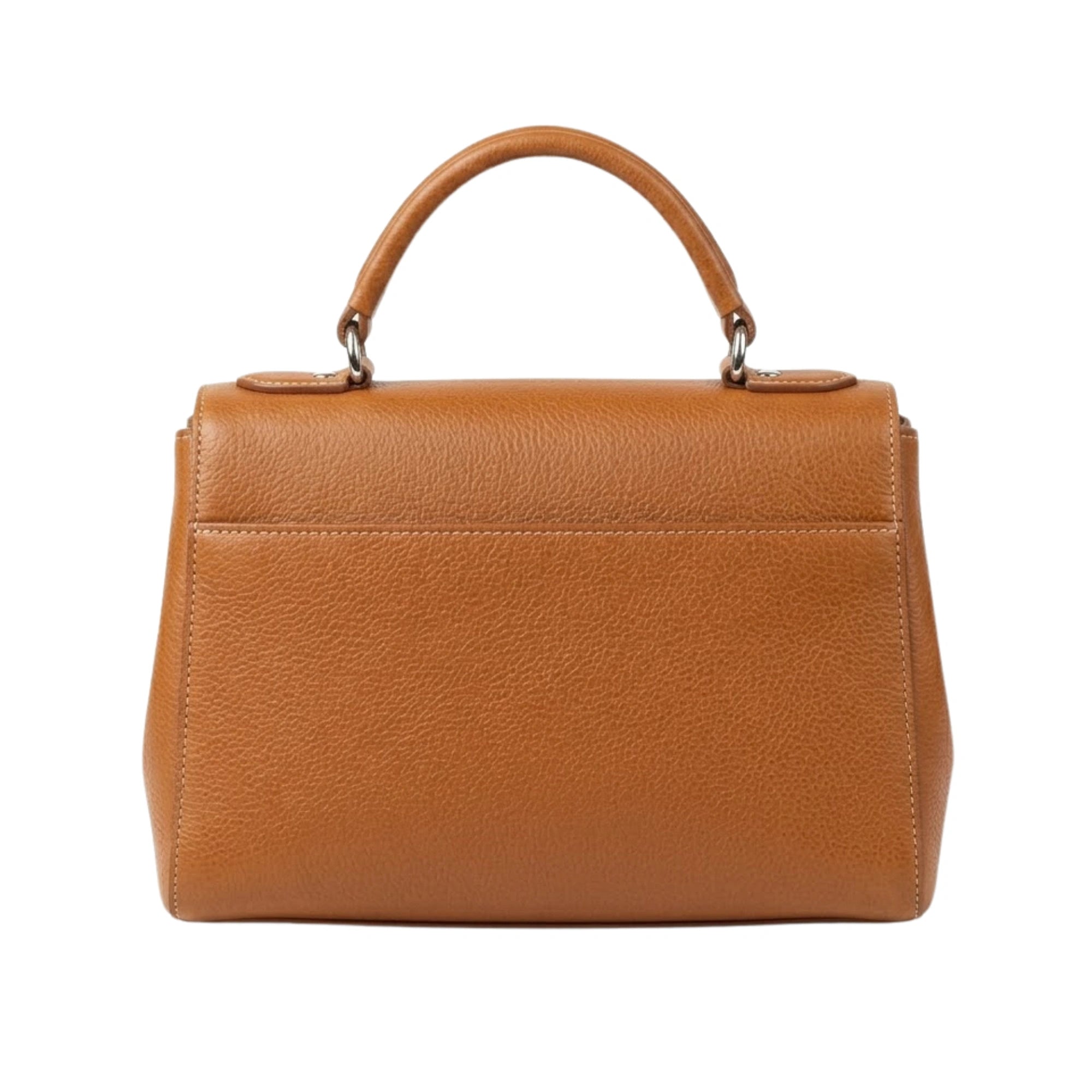 Cutbytwo Leather Pebbled Top Handle Handbag