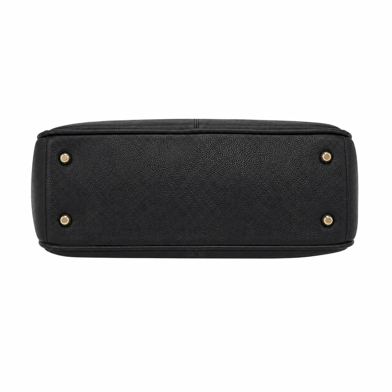 Cutbytwo Black Leather Shoulder Handbag