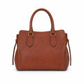 Cutbytwo Brown Leather Satchel Handbag