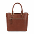 Cutbytwo Brown Leather Tote Handbag