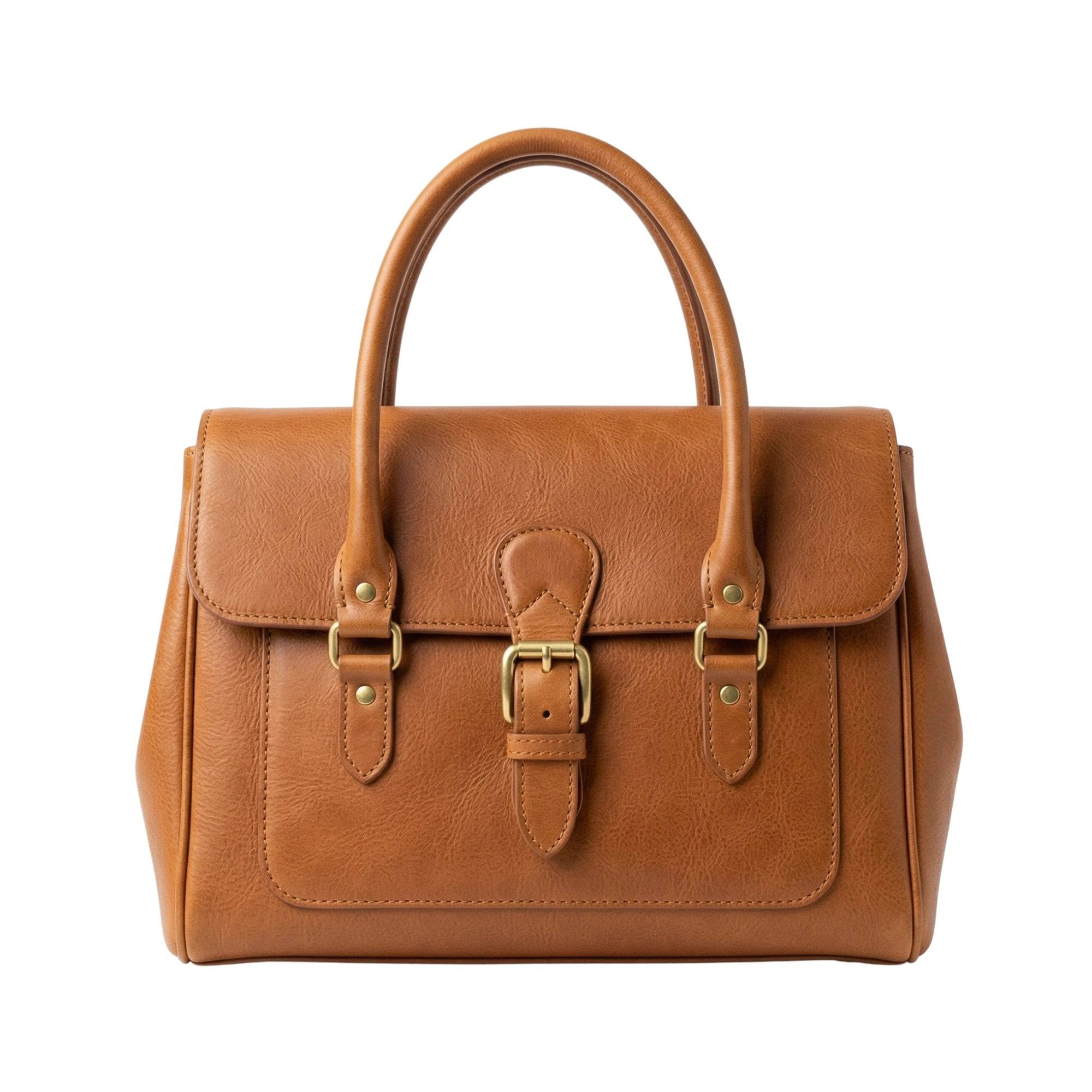 Cutbytwo Leather Flap Top Handle Handbag