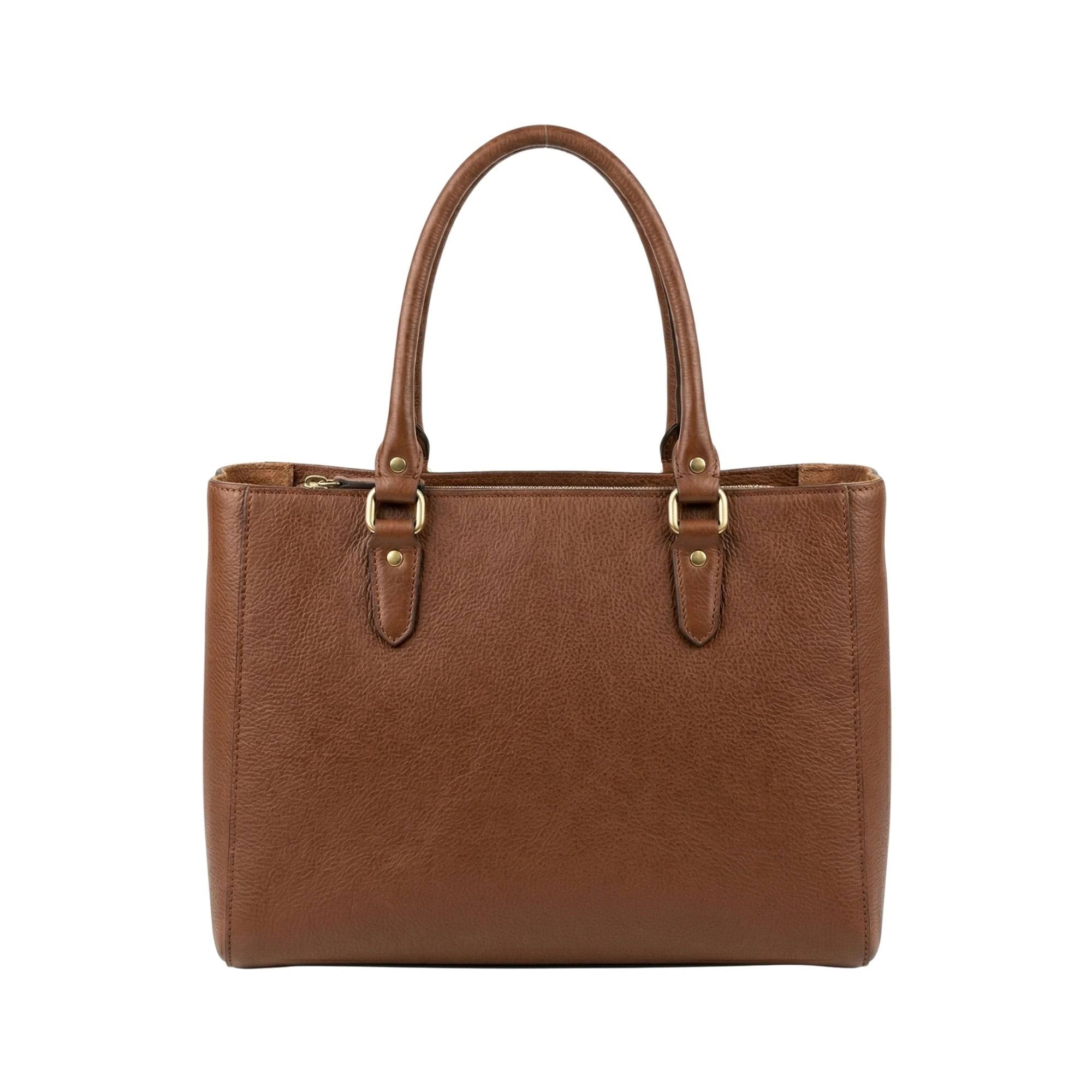 Cutbytwo Leather Top Handle Handbag for Women