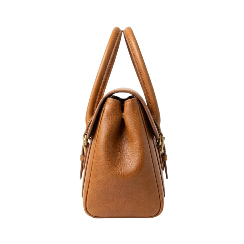 Cutbytwo Leather Flap Top Handle Handbag